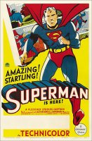 Superman 1941 Fleischer Cartoon One Sheet Poster Reproduction