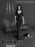 Vampira Monochrome Version 1/6 Scale Figure with Couch Black & White