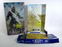 7th Voyage of Sinbad Cyclops Frightening Lightning Glow Model Kit and RARE Store Display by X-Plus Japan