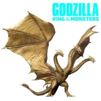 Godzilla 2019 King Ghidorah Hyper Solid Statue by Art Spirits