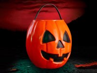 Don Post Studios Pumpkin Halloween Candy Pail