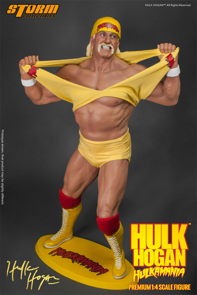 hulk hogan hulkamania 1 4 scale premium statue by storm hulk hogan