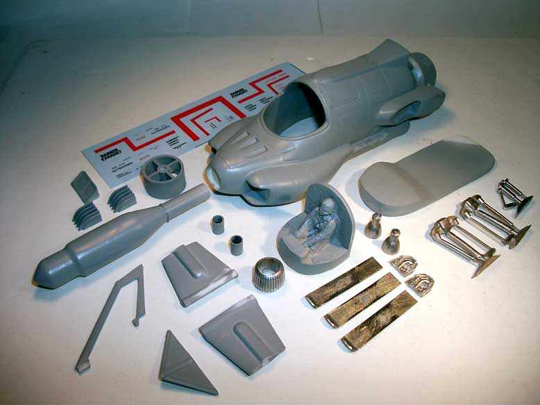 U.F.O. TV Series Interceptor 1:32 Scale Model Kit by Finishers Gerry Anderson - Click Image to Close