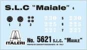 Italian Navy S.L.C. Maiale Human Torpedo with Crew Figures 1/35 Scale Model Kit