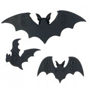 Vampire Bat Wall Decor Set