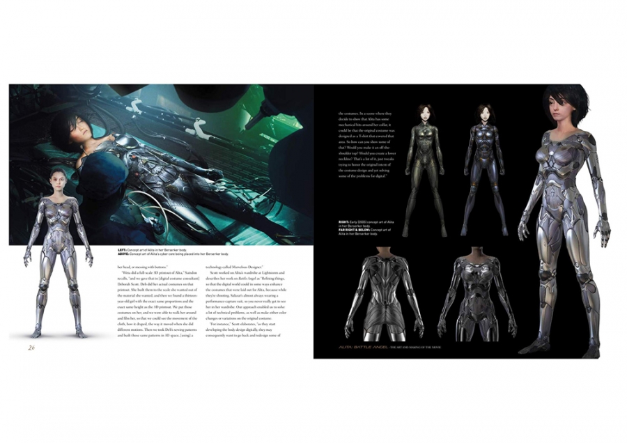 Alita: Battle Angel The Art and Making of the Movie Hardcover Book - Click Image to Close
