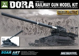 WWII German Dora Railway Gun 1/35 Scale Model Kit
