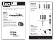 Easy LED Lights 24 Inches (60cm) 36 Lights in BLUE