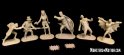 1966 Set of 6 Ideal Style Bat Figures Resin Model Kit FREE SHIPPING