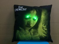 Exorcist Regan Light-Up Throw Pillow