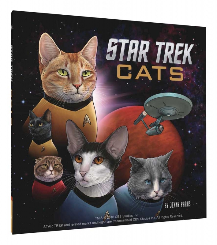 Star Trek Cats Hardcover Book by Jenny Parks - Click Image to Close