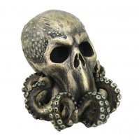 Cthulhu Skull Cold Cast Resin Statue H.P. Lovecraft