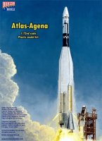 Mercury Atlas Agena Rocket 1/72 Scale Model Kit by Horizon Models