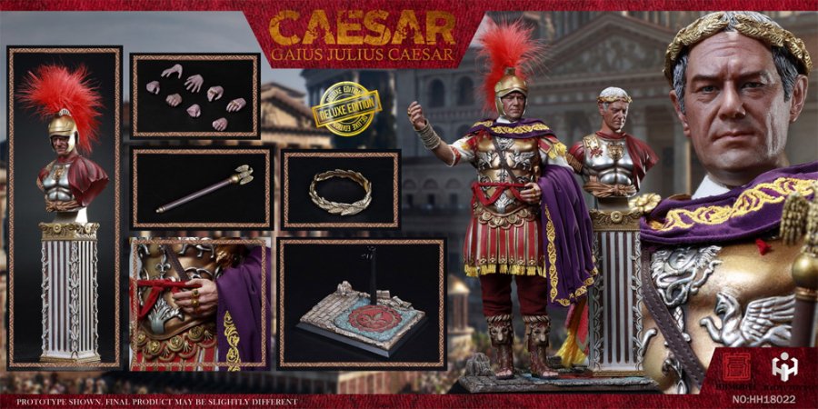 Julius Caesar Deluxe 1/6 Scale Figure with Bust and Base - Click Image to Close