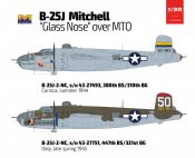 B-25J Mitchell "Glass Nose" over MTO 1/32 Scale Model Kit by HK Models