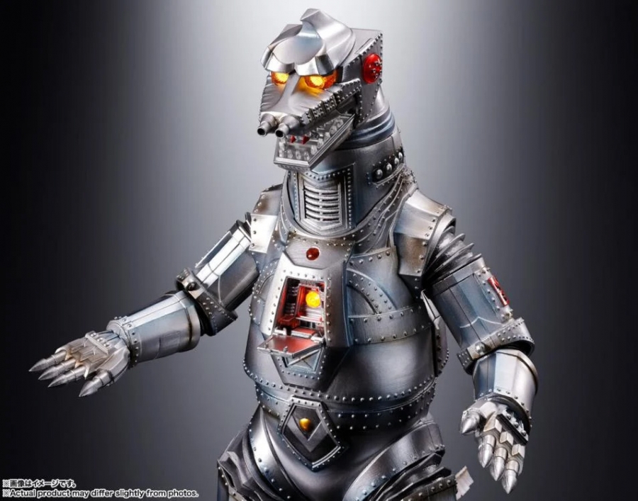 Godzilla vs. Mechagodzilla 1974 Mechagodzilla DX Soul of Chogokin Figure - Click Image to Close