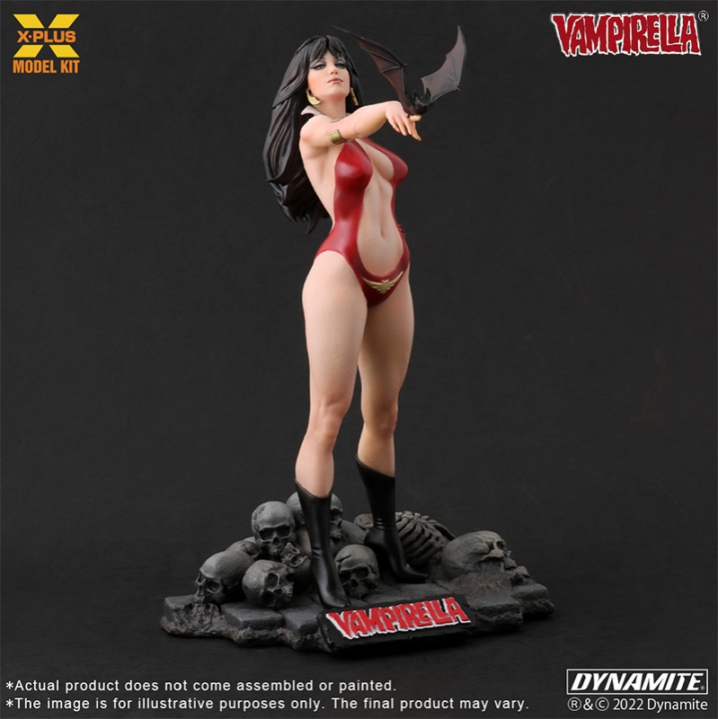 Vampirella 1/8 Scale Jose Gonzales Edition Model Kit by X-Plus - Click Image to Close