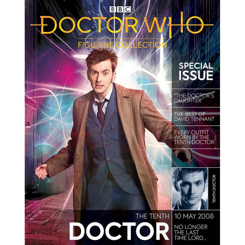 Doctor Who Collection Tenth Doctor Mega Figure with Collector's Magazine - Click Image to Close