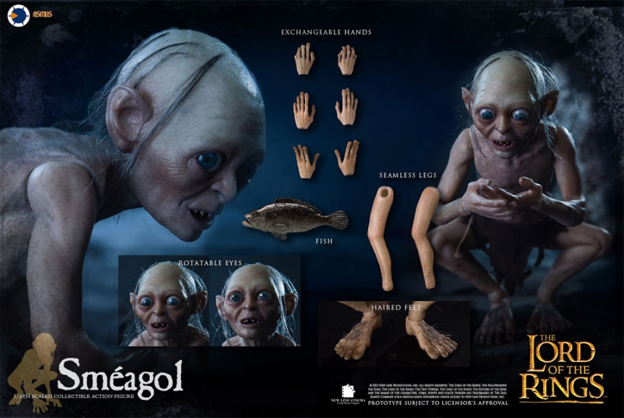 Lord Of The Rings Smeagol 1/6 Scale Figure by Asmus - Click Image to Close