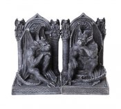 Gargoyle Thinker Bookends Statue Set of 2