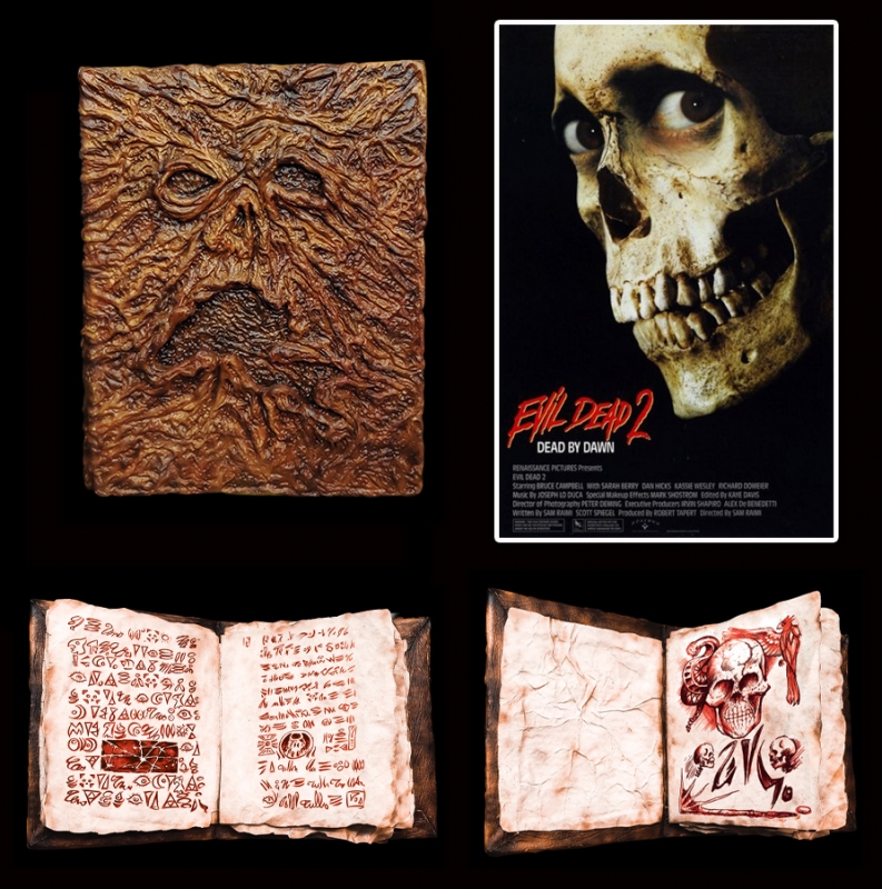 Evil Dead 2 Rise Book of the Dead Necronomicon Replica Prop Figure