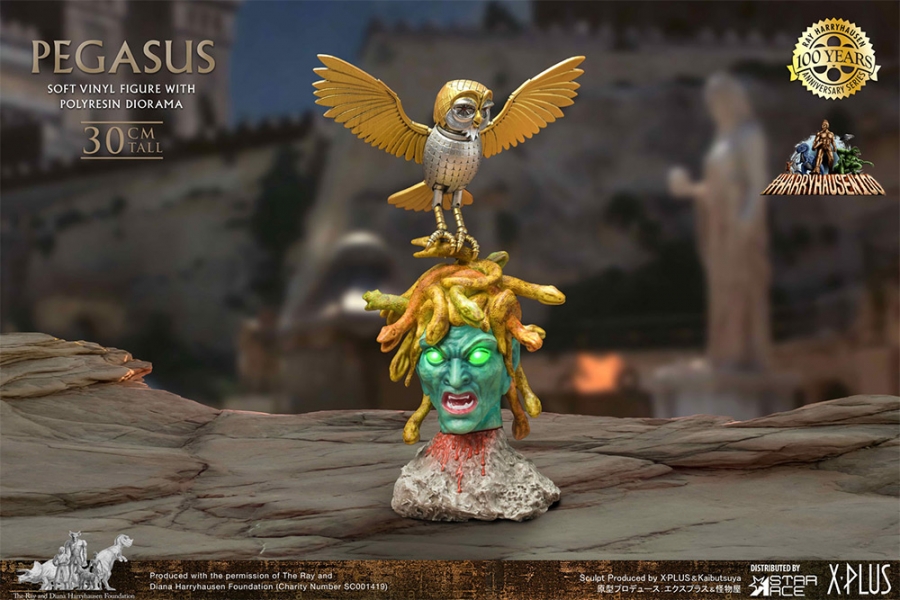 Clash of the Titans Pegasus Horse DELUXE 1/6 Scale Statue by X-Plus/Star Ace Ray Harryhausen 100th - Click Image to Close
