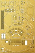 2001: A Space Odyssey Discovery 1/144 Scale Pod Bay Photoetch Detail Set for Moebius Model Kit