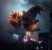 Godzilla vs. Destroyah 1995 Burning Godzilla Deluxe Edition 22" Tall Giant Figure with LED Lights