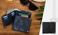 Predator Embossed Leather Wallet