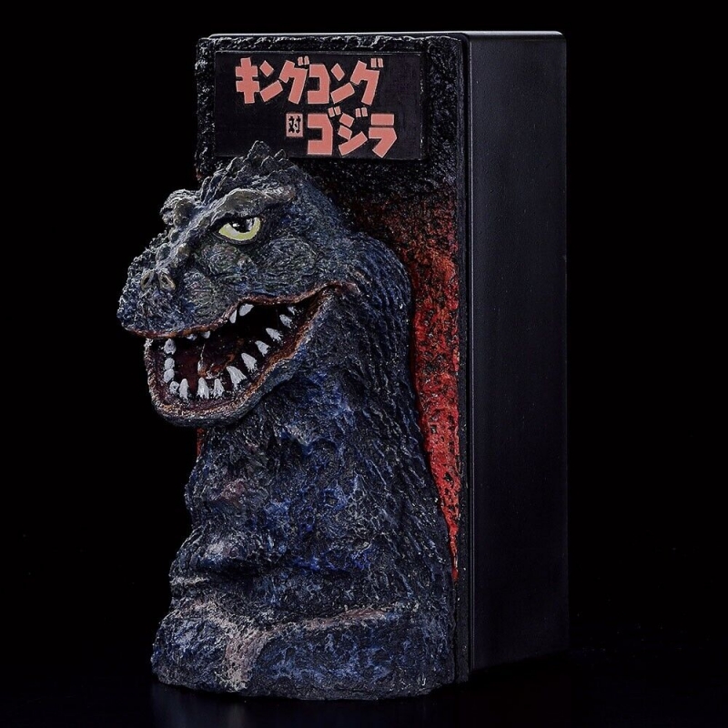 Godzilla 1962 Tissue Box Case Polystone Statue Limited Edition Dispenser - Click Image to Close