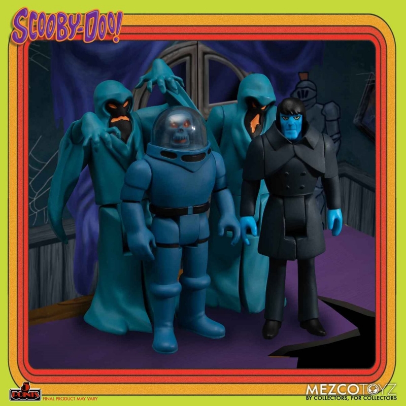 Scooby-Doo Friends and Foes Deluxe 5 Points Boxed Set from Mezco - Click Image to Close