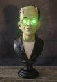 Frankenstein's Monster 14 Inch Statue Bust With LED Light Eyes