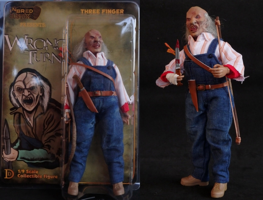 Wrong Turn Three Fingers 8 Inch Retro Style Figure - Click Image to Close