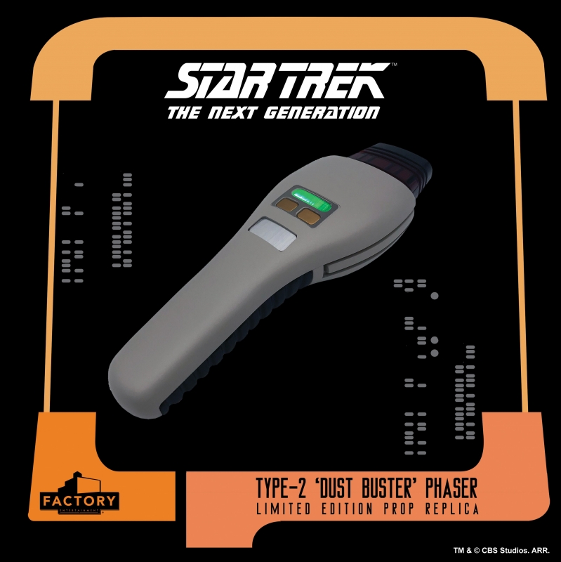 Star Trek TNG Type-2 "Dust Buster" Phaser Prop Replica LIMITED EDITION - Click Image to Close