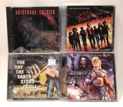 Soundtrack CD Lot #100 4 Discs Warriors, Masters of the Universe, Universal Soldier, Day the Earth Stood Still