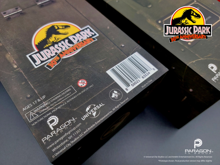 Jurassic Park Cryogenics Canister Prop Replica - Click Image to Close