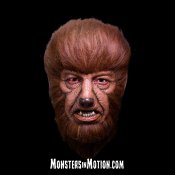 Wolfman Lon Chaney Deluxe Latex Mask Universal Studios Monsters