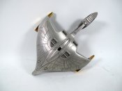 Star Trek TNG Romulan War Bird Large Scale Pewter Replica Franklin Mint
