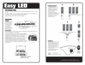 Easy LED HD Lights 12 Inches (30cm) 36 Lights in YELLOW