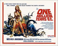One Million Years B.C. 1966 Half Sheet Poster Reproduction