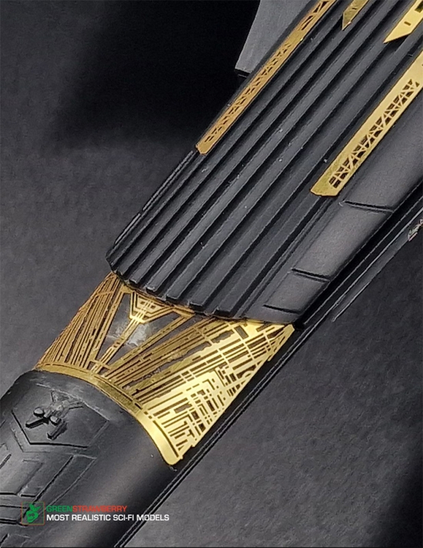 Star Trek Klingon Kronos One Photoetch Exterior Detail Set for 1/35 Polar Lights Model Kit - Click Image to Close