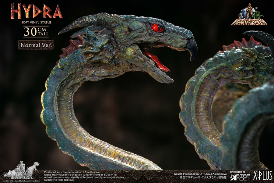 Jason and the Argonauts Hydra (Normal Version) Soft Vinyl Statue by X-Plus - Click Image to Close