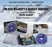 On Her Majesty’s Secret Service James Bond 007 Soundtrack CD John Barry Deluxe 2-CD Set