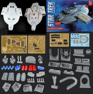 Star Trek Deep Space Nine U.S.S. Defiant 1/420 Scale Photoetch and Resin Detail Set "Fruit Pack" by Green Strawberry