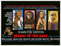 Planet of the Apes 1968 British Quad Reproduction Poster