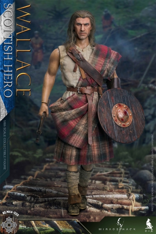 Scottish Hero Wallace 1/6 Scale Figure by Mirage Hack - Click Image to Close