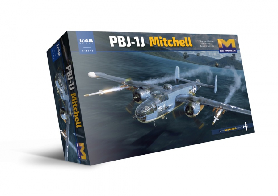 U.S.Marines PBJ-1J Mitchell 1/48 Scale Model Kit by HK Models - Click Image to Close