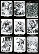 Jack Davis Monster Card Set with Bonus 16th Card (3.5 X 5) Repro