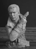 Blade Runner Deckard 1/4 Scale Bust by Jeff Yagher