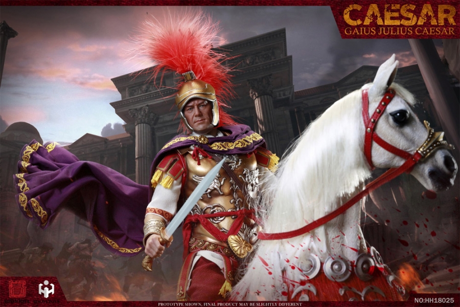 Julius Caesar 1/6 Scale Figure with Warhorse - Click Image to Close
